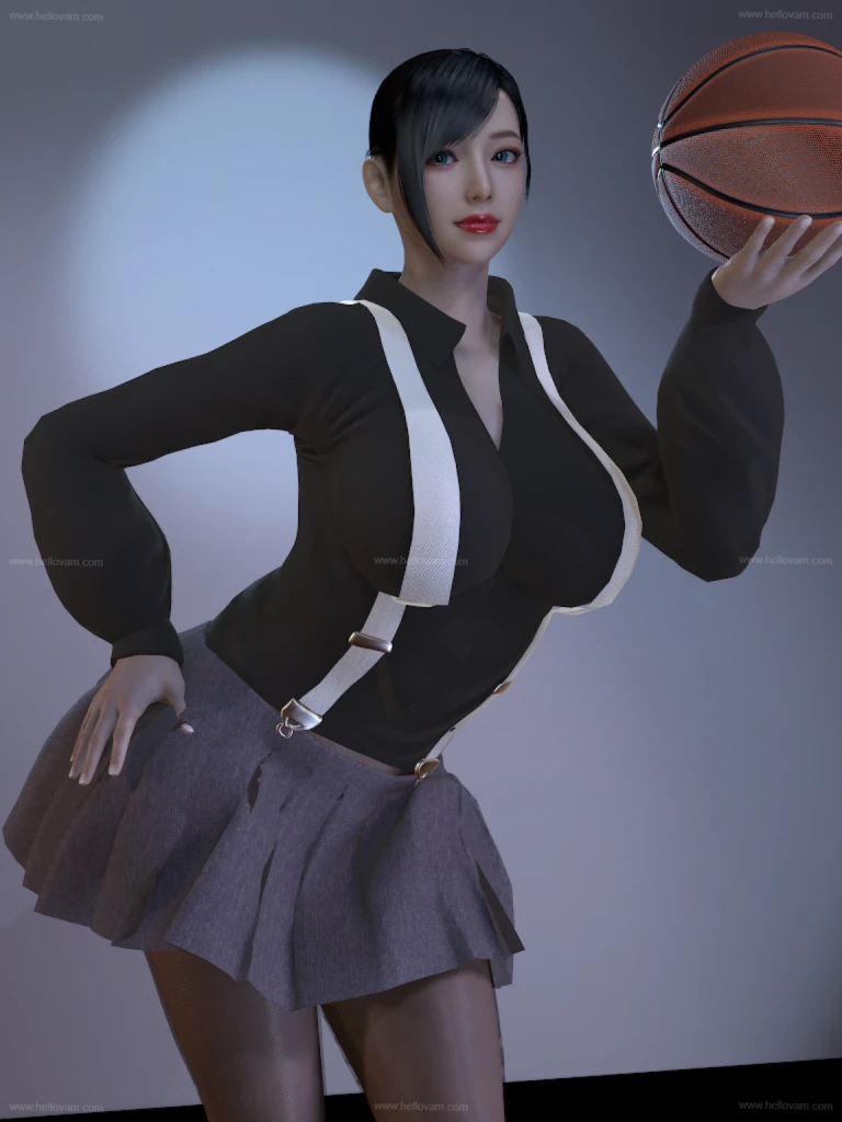 Basketball_girl（姬你太美）-Hellovam资源网