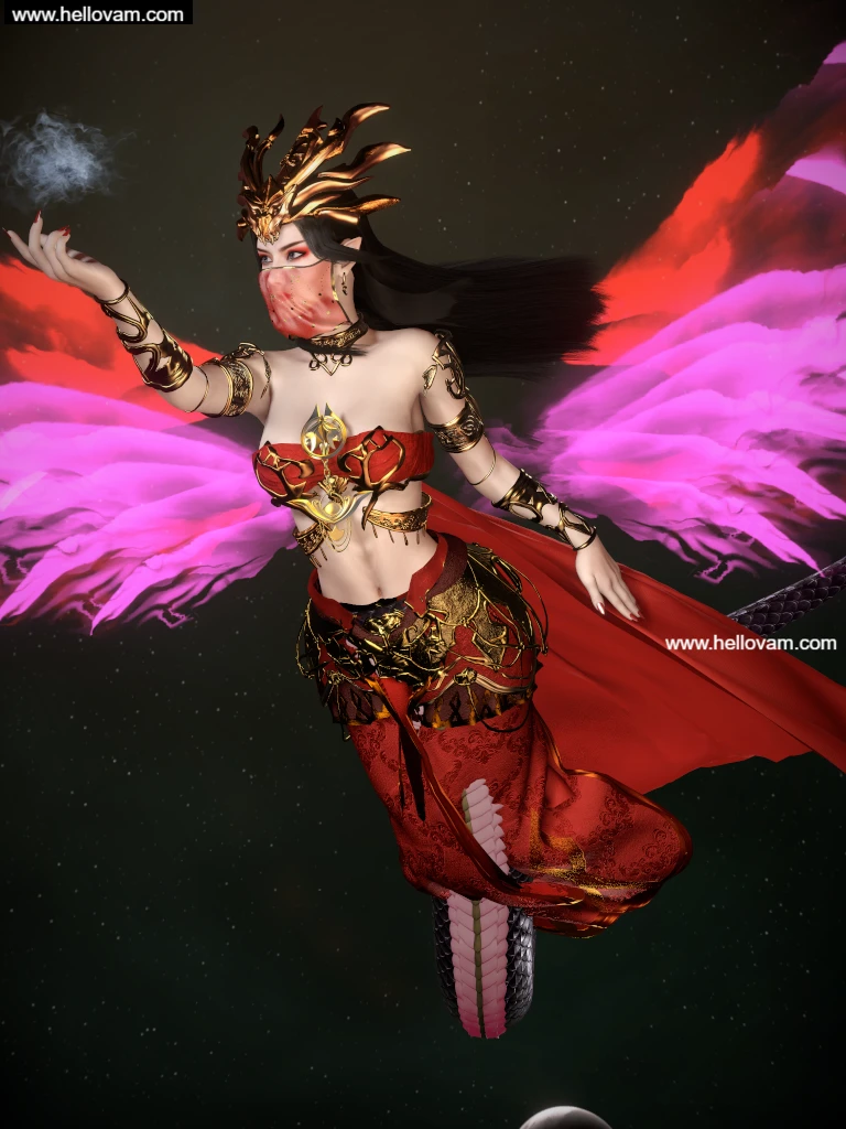 图片[3]-斗破苍穹美杜莎Dnaddr.Medusa_Queen_(Normal_version+Snake_tail_version)_v1.1-Hellovam资源网