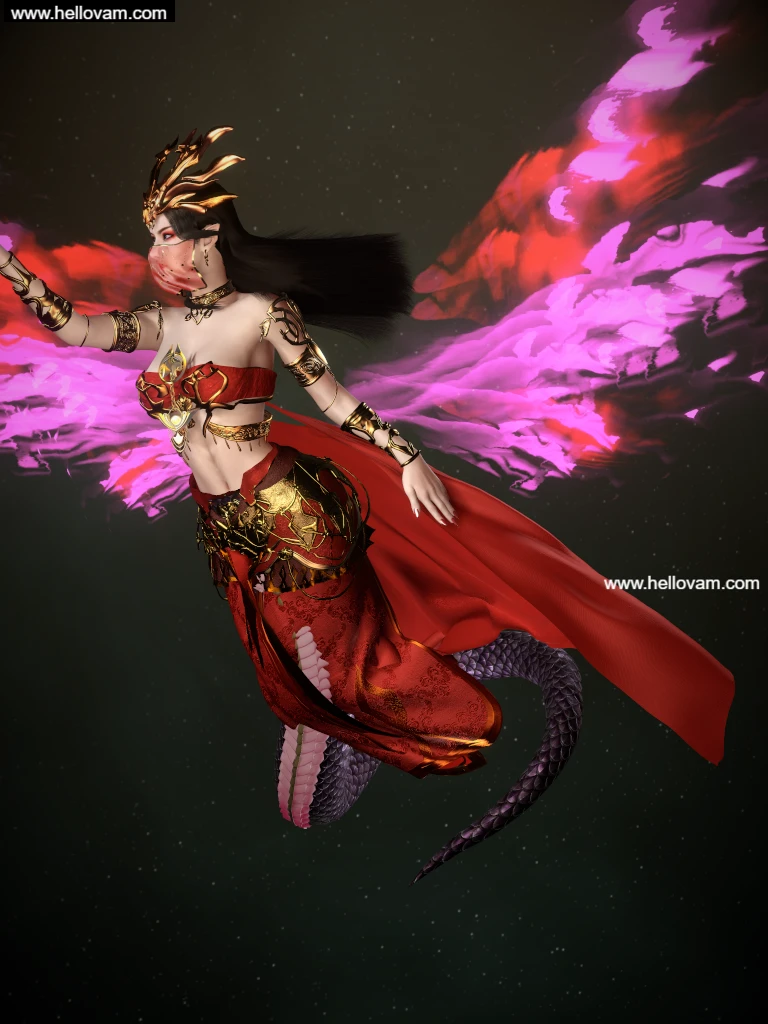 图片[4]-斗破苍穹美杜莎Dnaddr.Medusa_Queen_(Normal_version+Snake_tail_version)_v1.1-Hellovam资源网