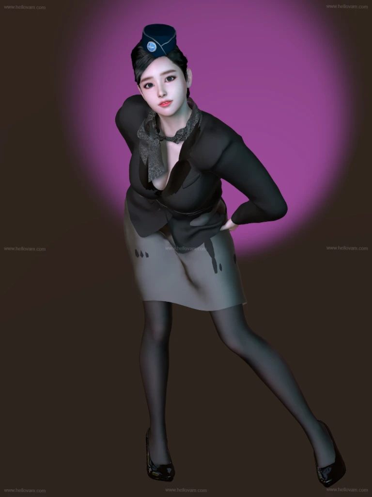 图片[2]-Airline_stewardess-Hellovam资源网