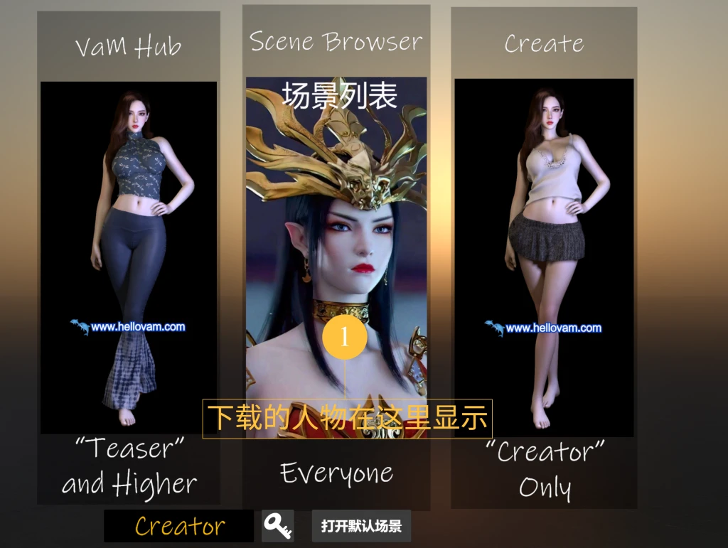 图片[7]-【人物模型如何使用】替换人物模型方法——非常简单一看就会-Hellovam资源网