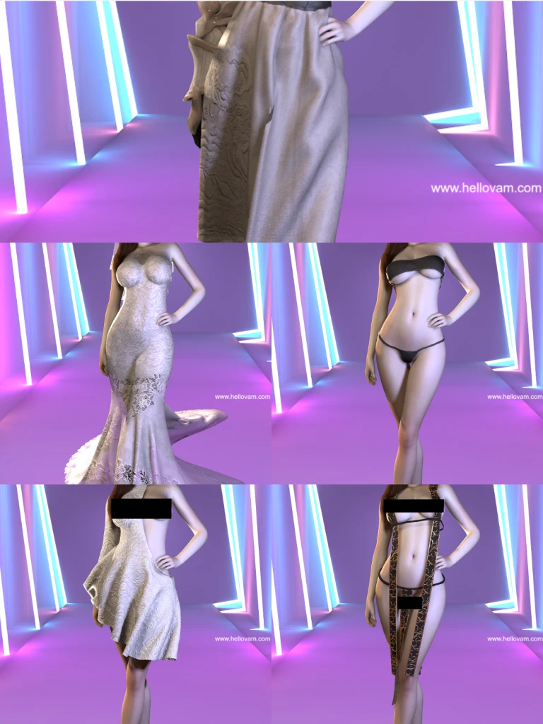 【优】huaQ服装资源合集-Hellovam资源网