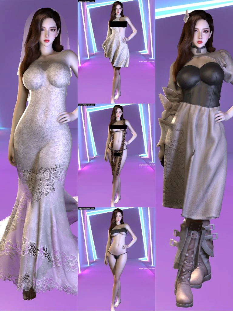 【合集】huaQ服饰资源-Hellovam资源网