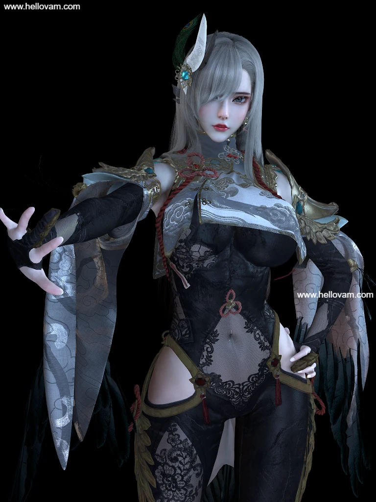 大宝剑.新版御姐申鹤.1-Hellovam资源网