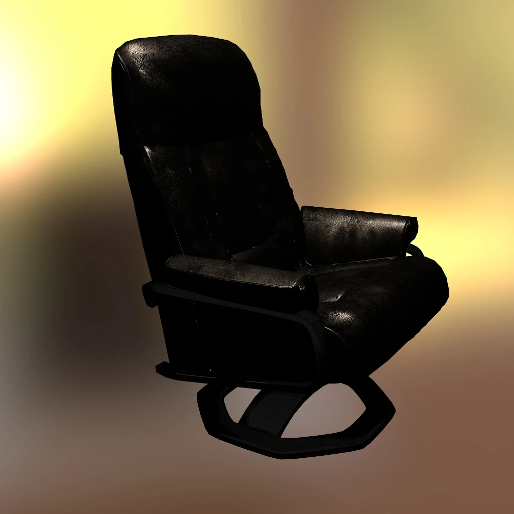 老板办公椅c_office_bosschair_dark-Hellovam资源网
