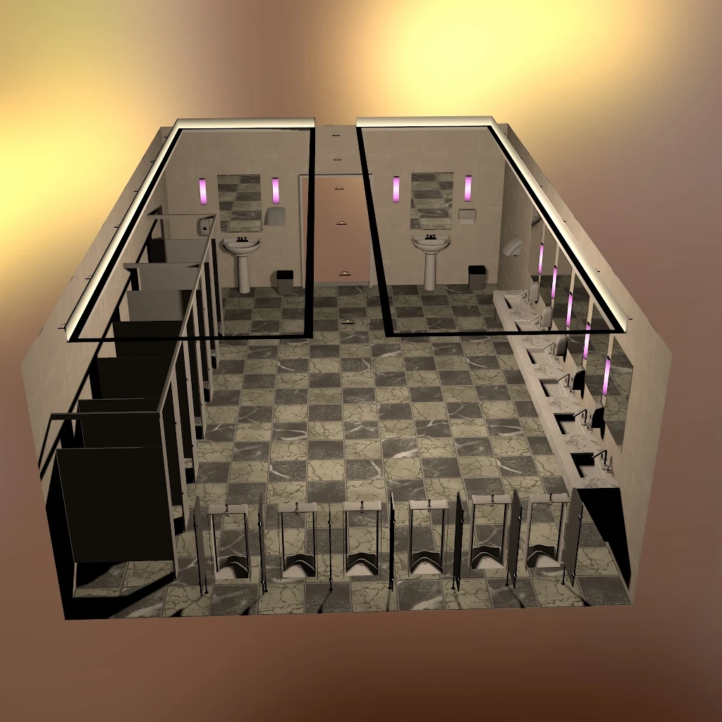 公共厕所lizard lounge 2-Hellovam资源网