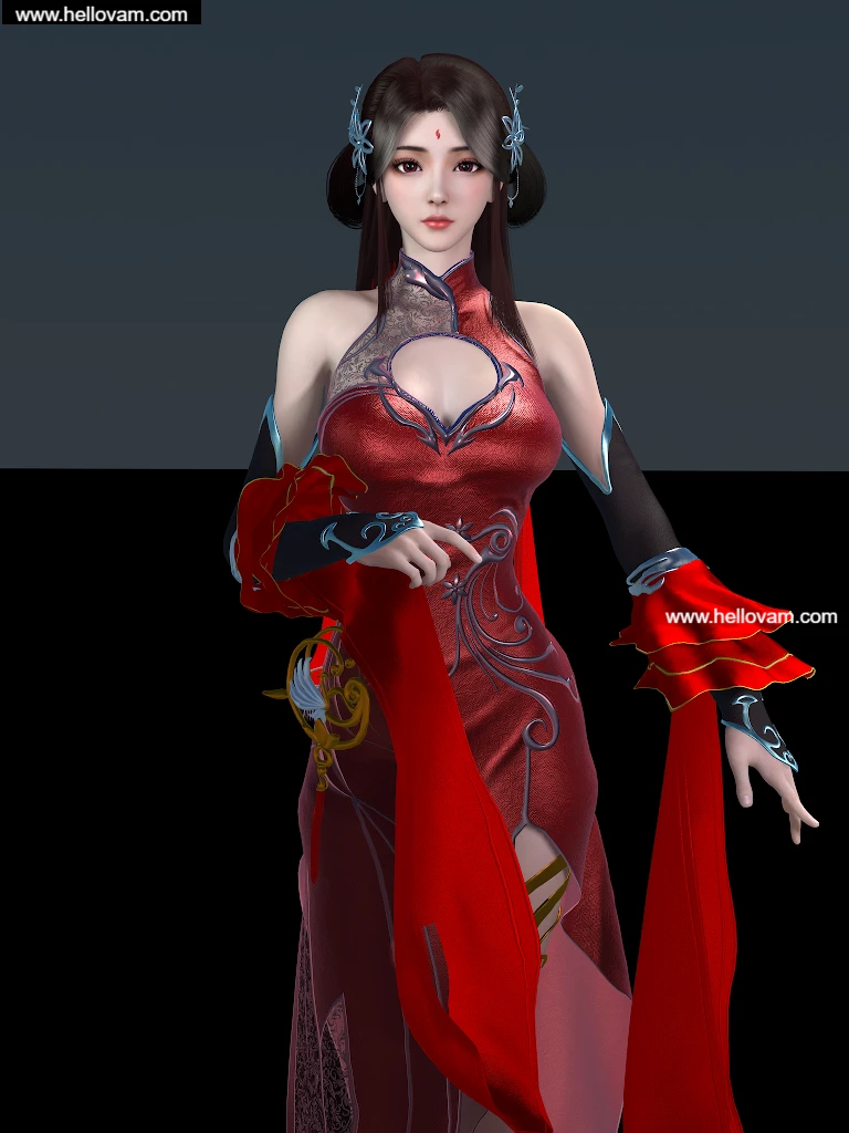 完美世界火灵儿Archer.huolinger.1-Hellovam资源网