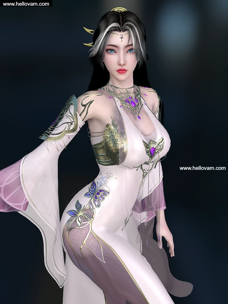 完美世界魔女Archer.monv.1-Hellovam资源网