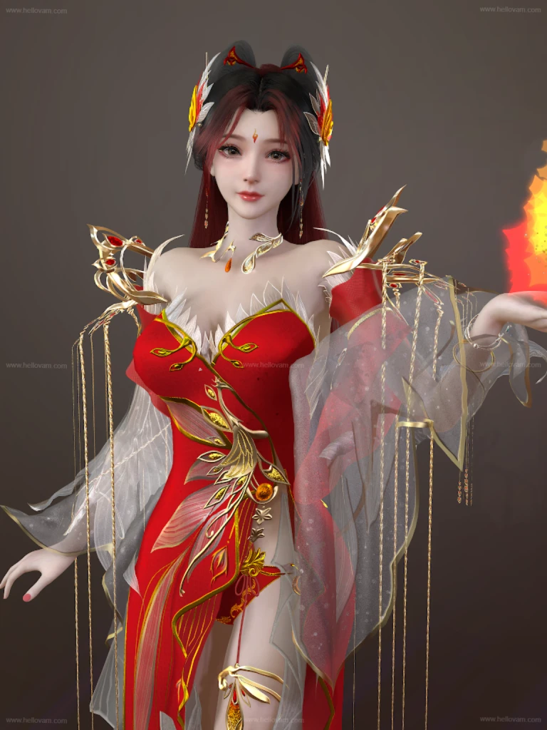 完美世界火灵儿Eros.Huo_Ling_Er.1-Hellovam资源网