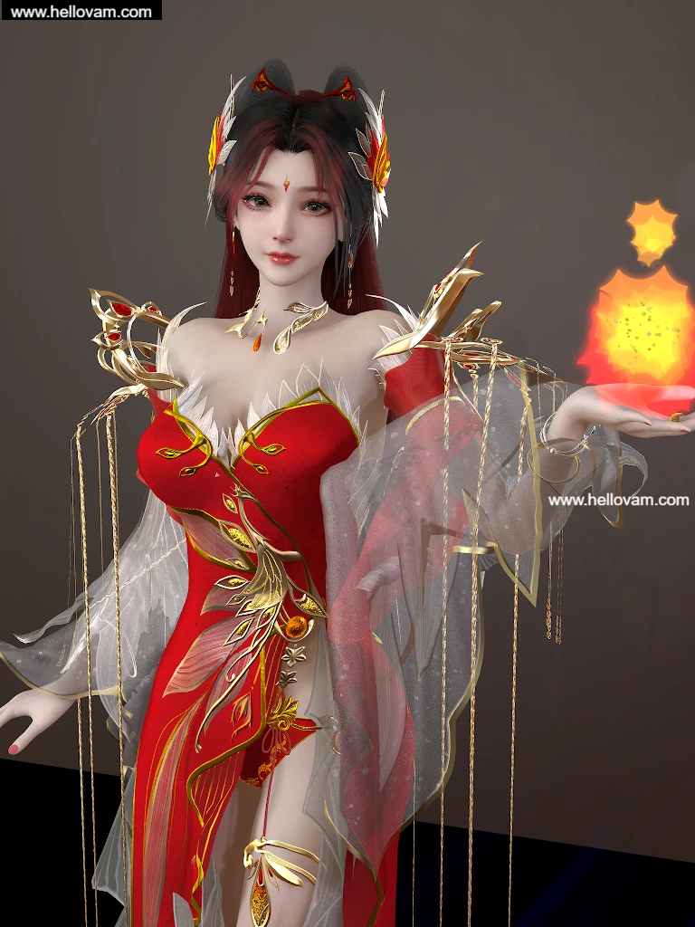 完美世界火灵儿Eros.Huo_Ling_Er.1-Hellovam资源网