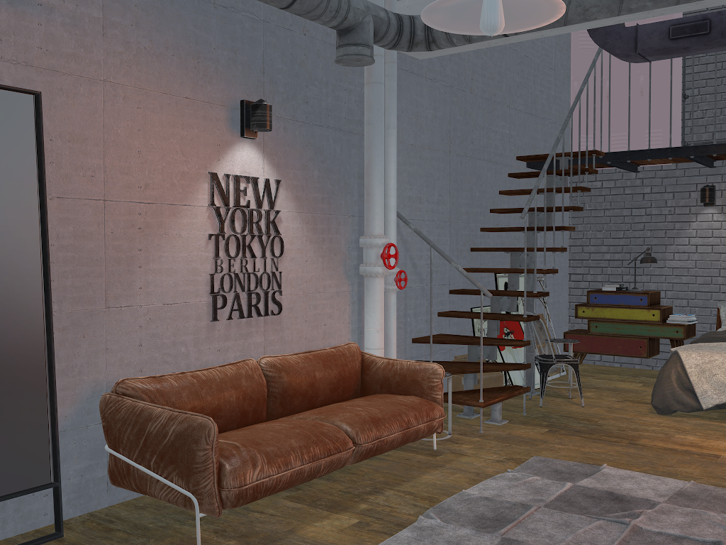 图片[2]-工业风房间Oeshii.IndustrialRoom.2-Hellovam资源网