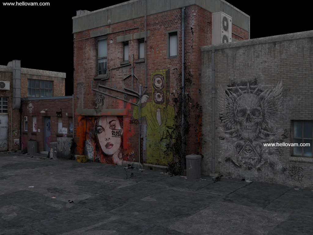 城市小巷UrbanAlley-Hellovam资源网