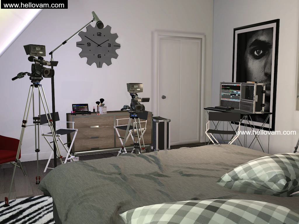 图片[3]-阁楼卧室拍摄片场attic bedroom porn set-Hellovam资源网