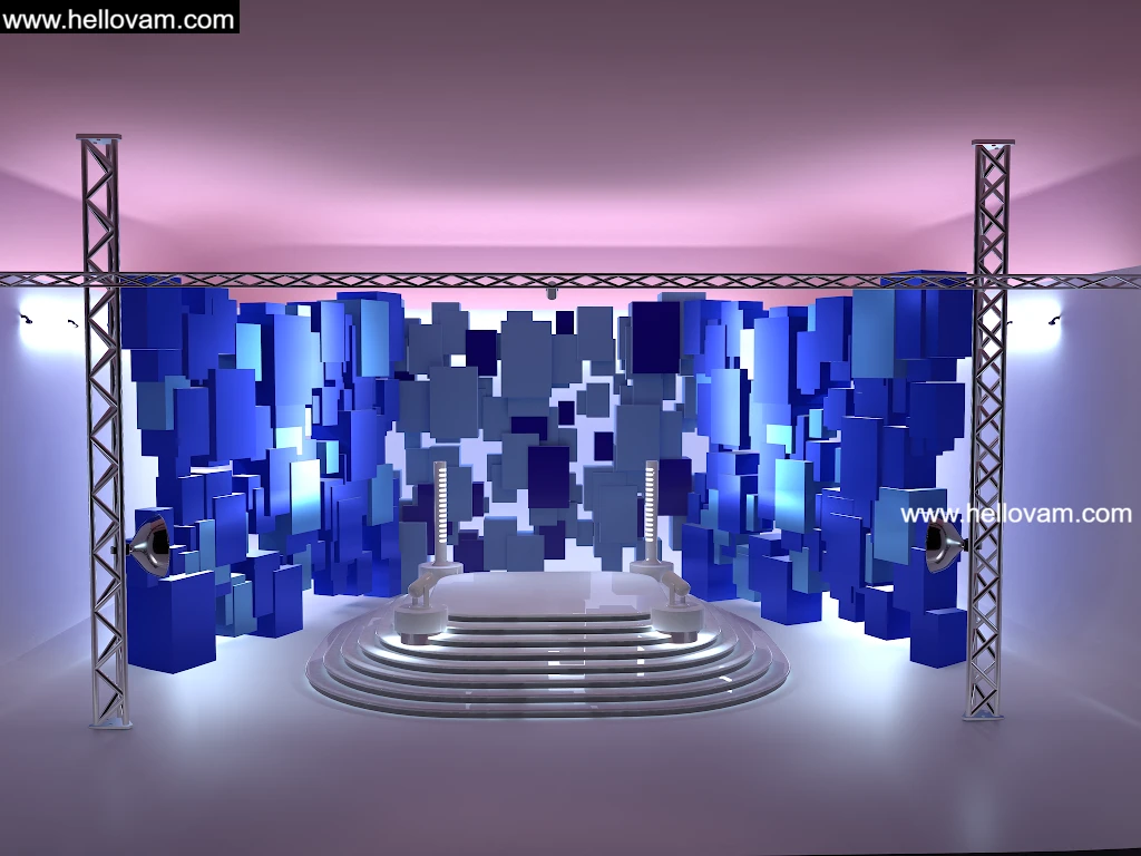 舞台frosted display-Hellovam资源网