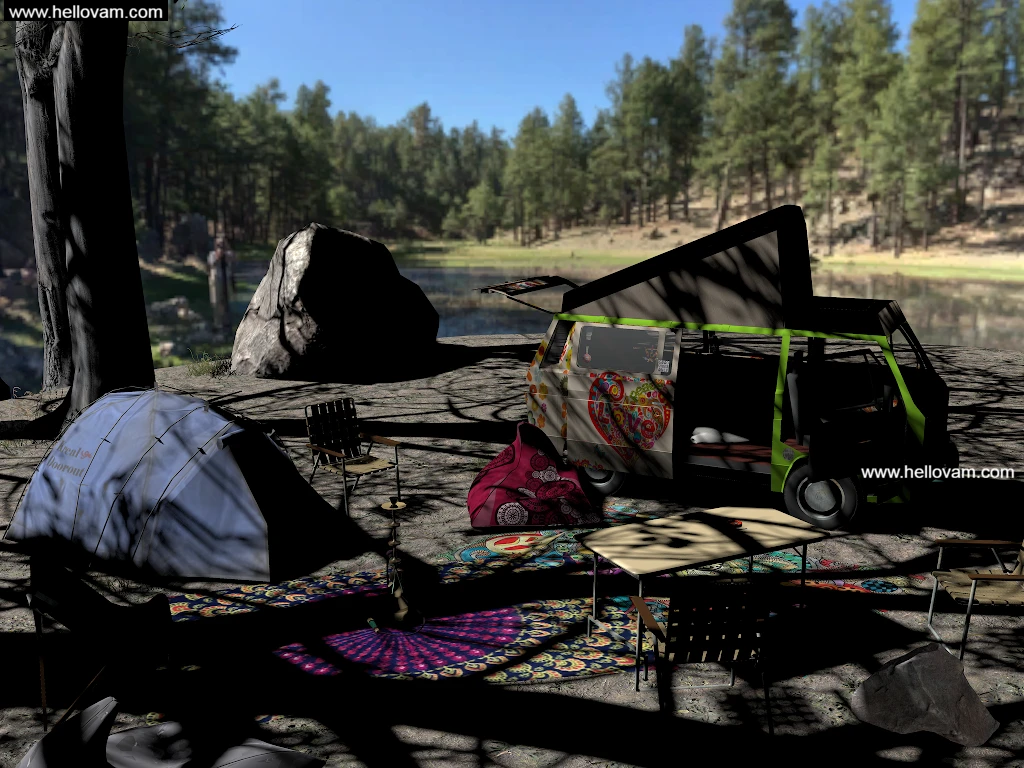 嬉皮士营地hippies camp-Hellovam资源网