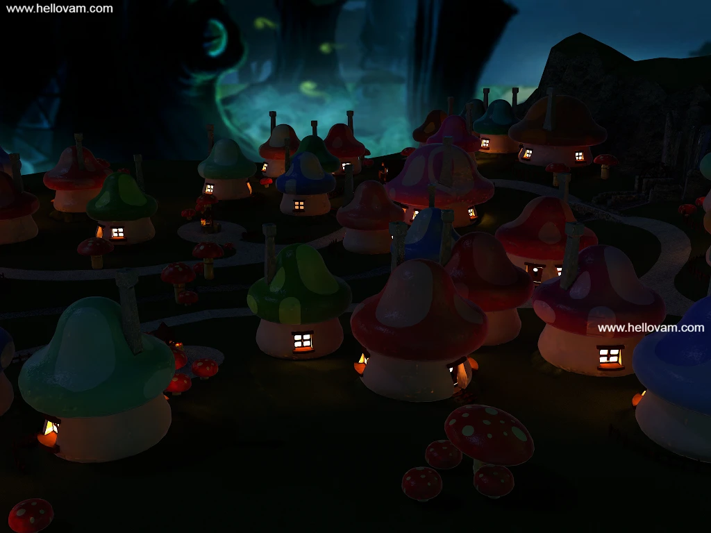 蓝精灵村庄smurfsvillage-Hellovam资源网