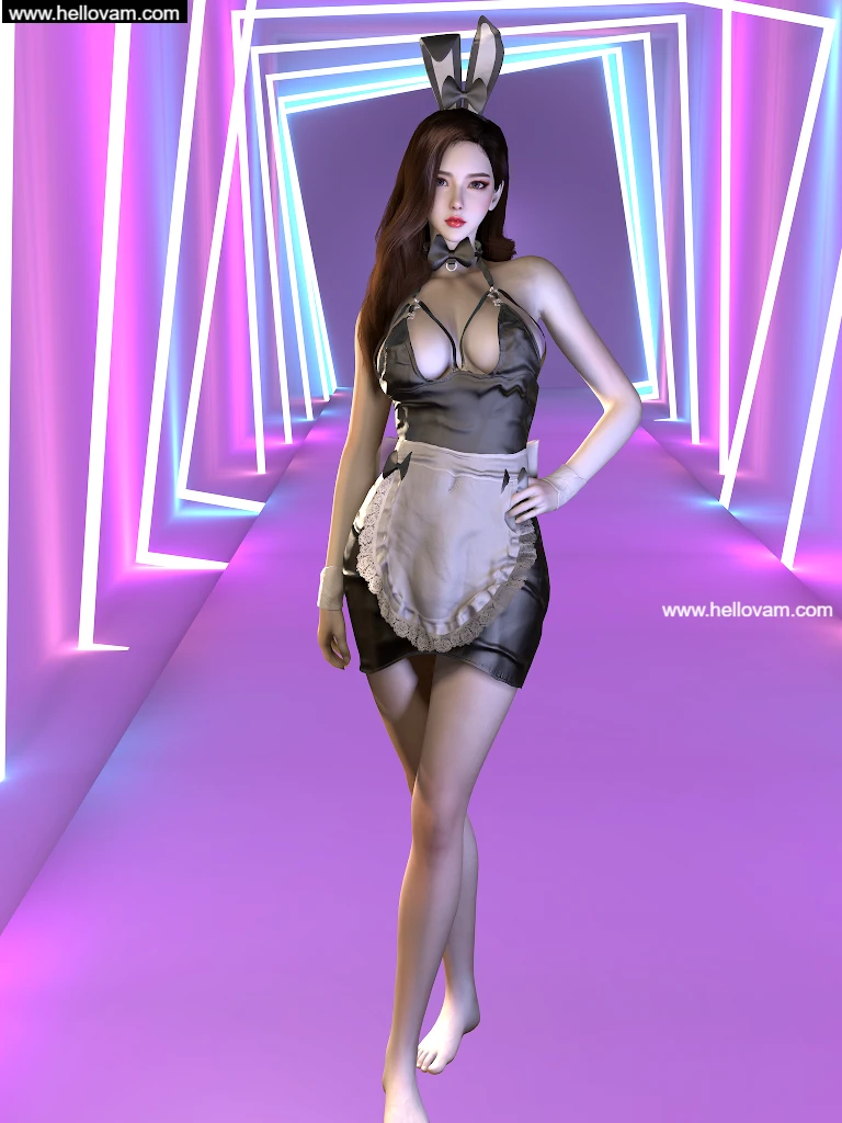 vvvevevvv.Bunny_Maid_Outfit.1-Hellovam资源网