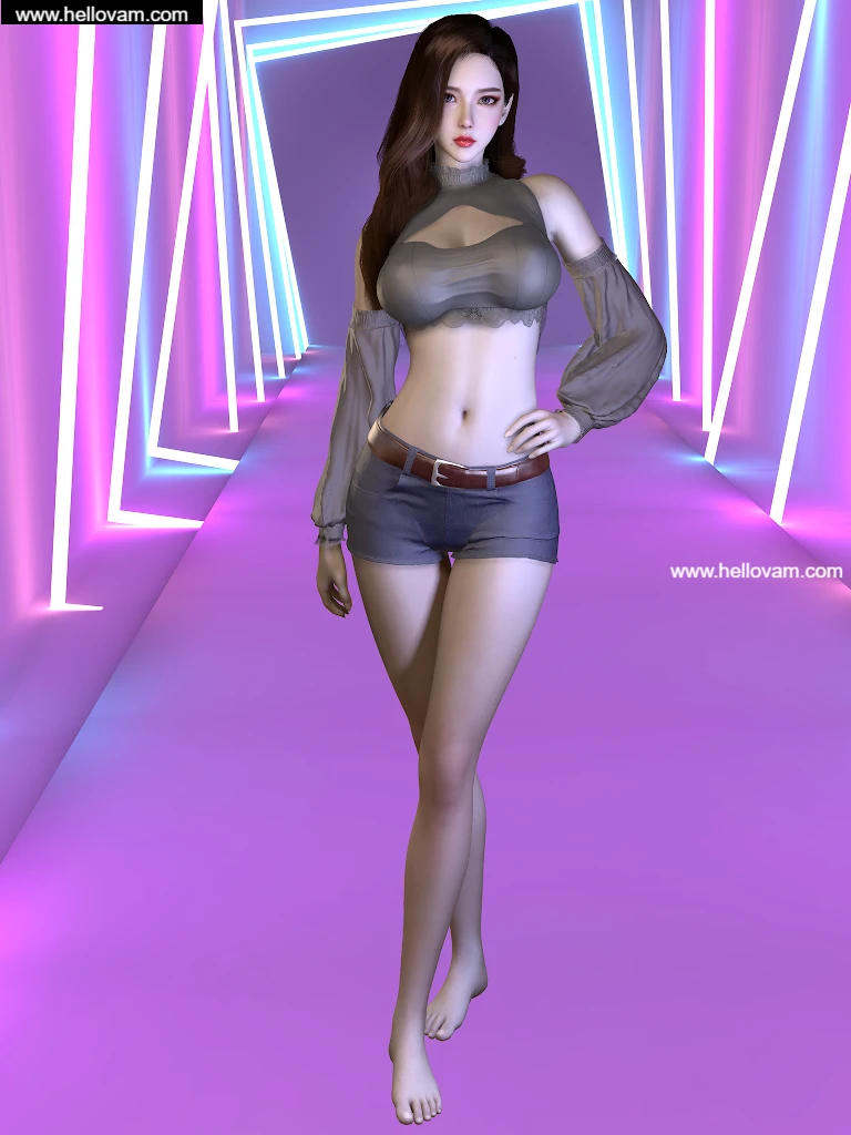 vvvevevvv.Cute_Cutoff_Outfit.1-Hellovam资源网