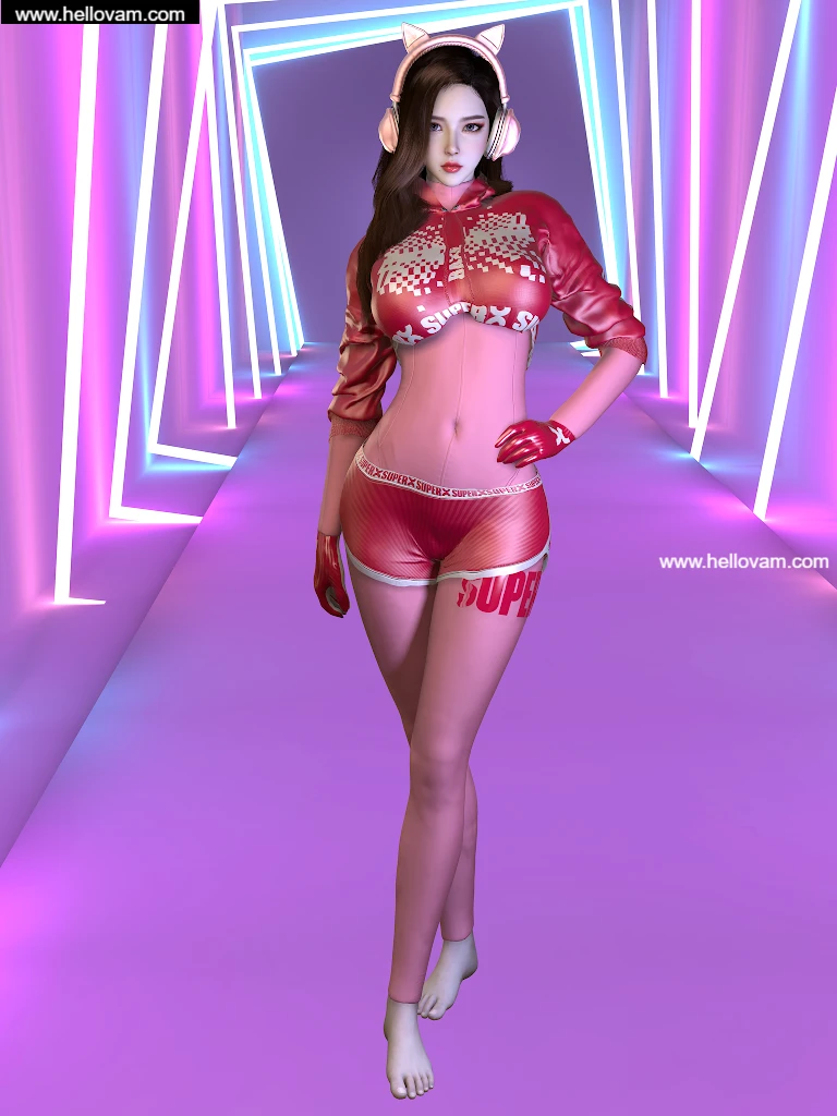 vvvevevvv.Cute_Pink_Kitty_Outfit.1-Hellovam资源网