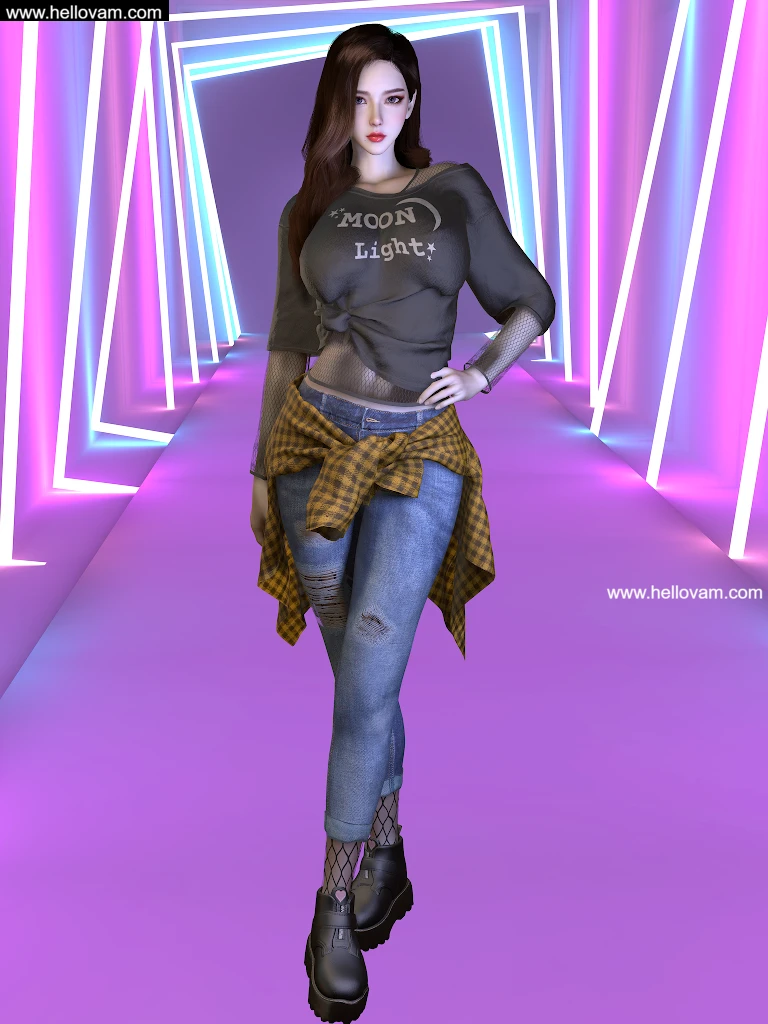 图片[2]-破洞摇滚风穿搭vvvevevvv.Grunge_Fashion_Outfit.1-Hellovam资源网