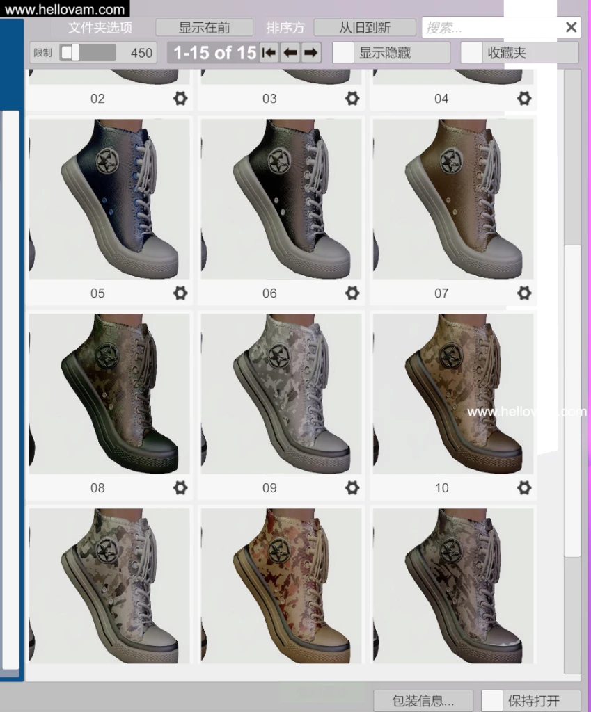 图片[2]-多款高帮帆布鞋vvvevevvv.High_Ankle_Sneakers.1-Hellovam资源网