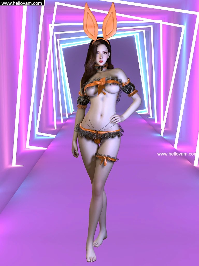 蕾丝兔兔套装vvvevevvv.Lace_Bunny_Outfit.1-Hellovam资源网