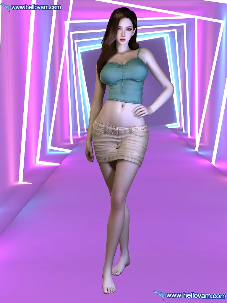 图片[3]-3款短款牛仔套装vvvevevvv.Short_Denim_Outfit.1-Hellovam资源网