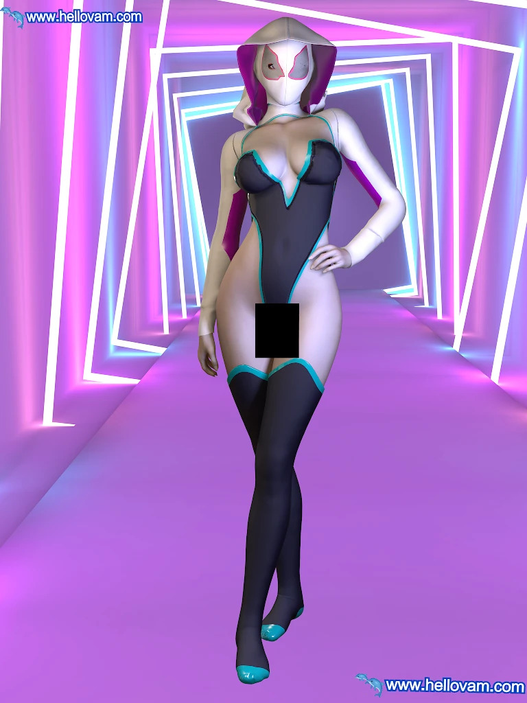 图片[2]-3套蜘蛛侠套装vvvevevvv.Spider_GWEN.1-Hellovam资源网