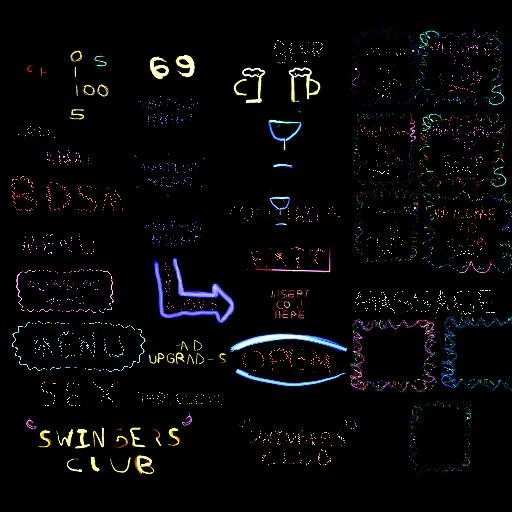 文字特效club signs-Hellovam资源网