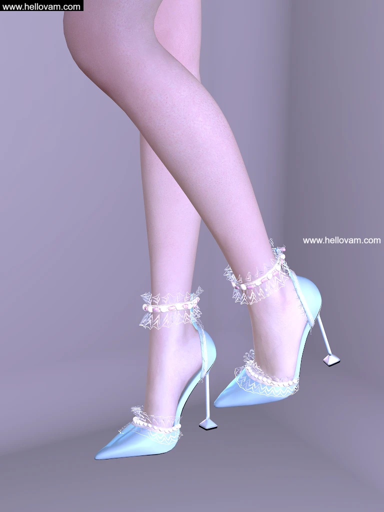 图片[4]-AWG.公主蕾丝高跟鞋.1-Hellovam资源网