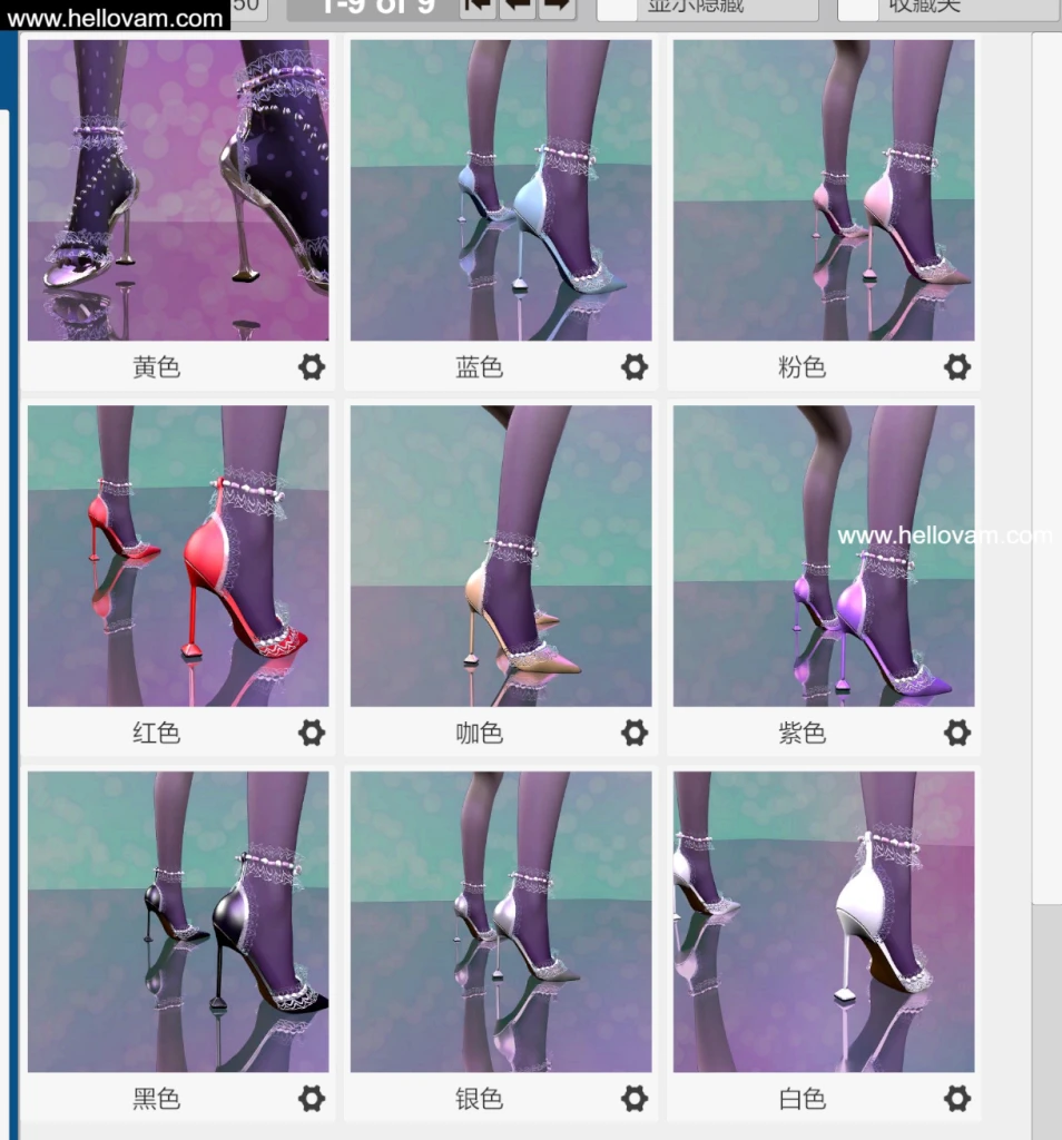 图片[6]-AWG.公主蕾丝高跟鞋.1-Hellovam资源网