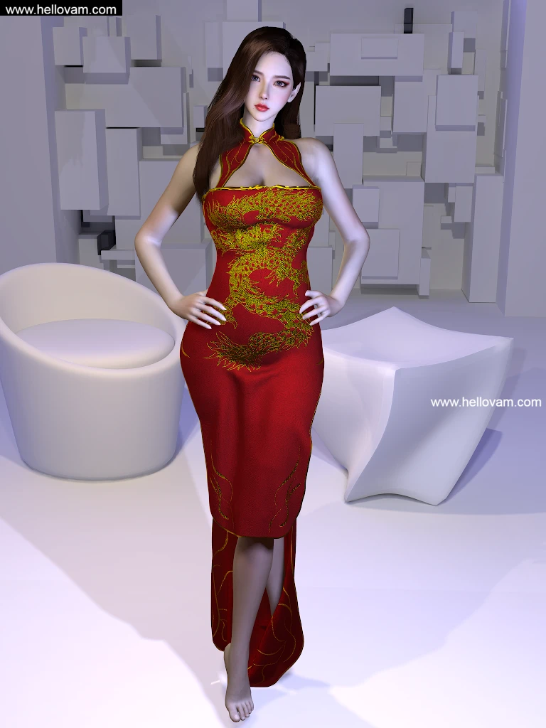 龙年吉祥旗袍Eros.Auspicious_year_of_the_Dragon.1-Hellovam资源网