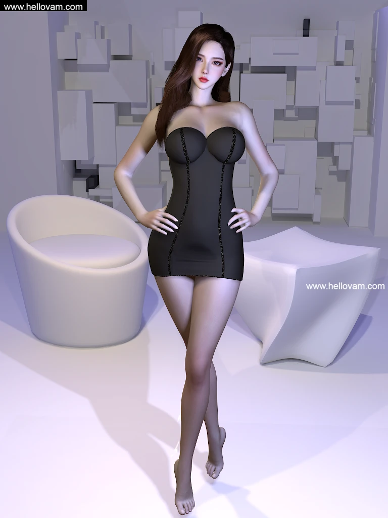 图片[2]-8款抹胸连衣裙Eros_Dress.1-Hellovam资源网