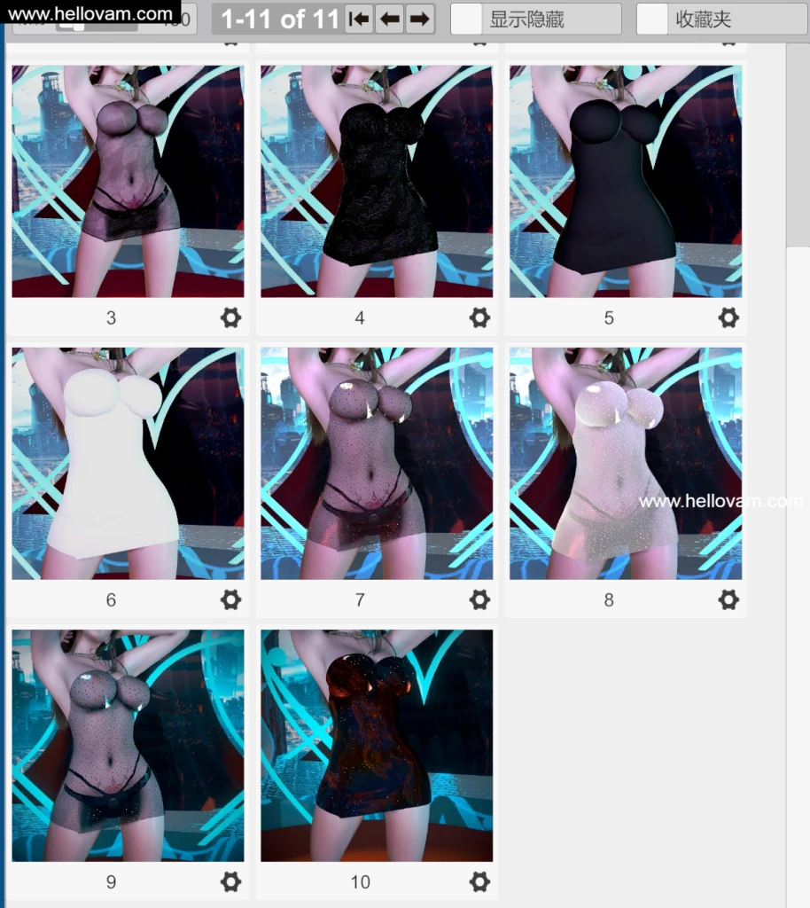 图片[4]-8款抹胸连衣裙Eros_Dress.1-Hellovam资源网