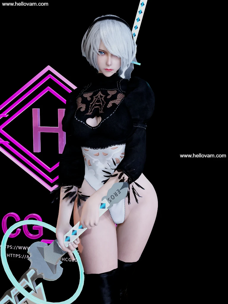 尼尔机械纪元尤尔哈2BHCG-2bb-Hellovam资源网