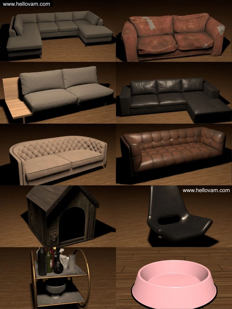 沙发道具包PropPack-Hellovam资源网