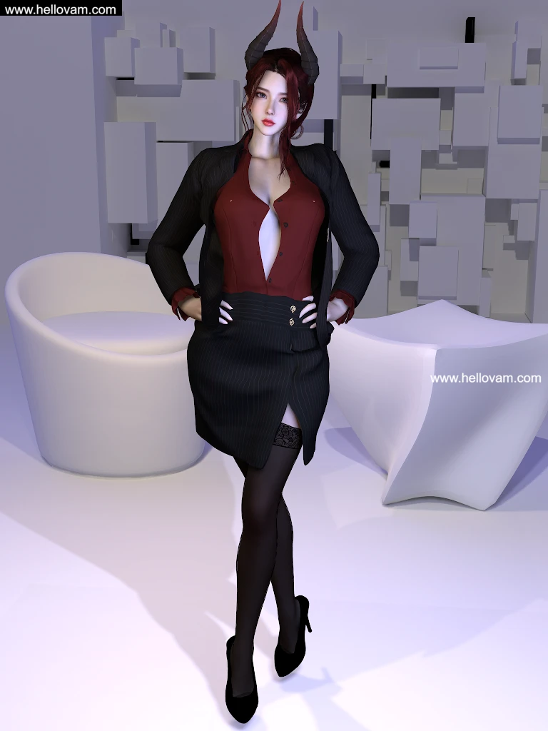 图片[2]-Qing.OL-Business_Suit.1-Hellovam资源网