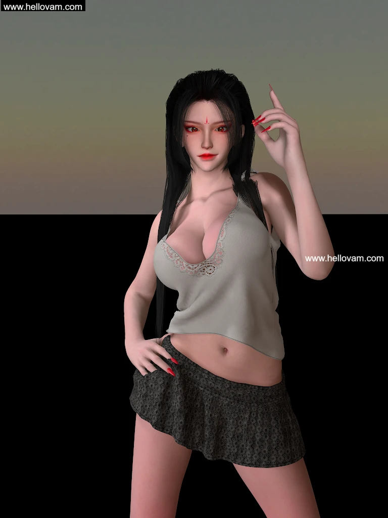 Qing.女祭司（人物1·0）.1-Hellovam资源网