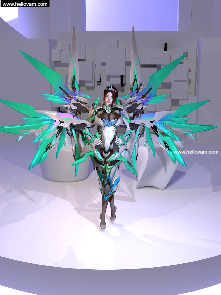 Qing.机甲娘.1-Hellovam资源网