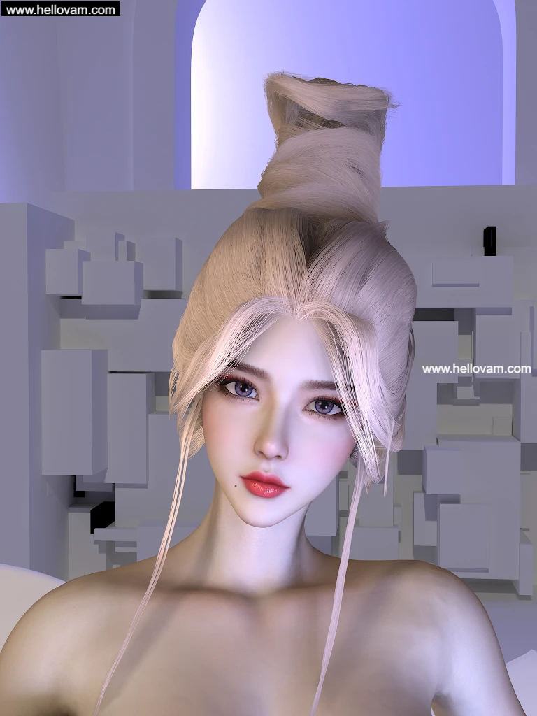 发型Qing.迦南.1-Hellovam资源网