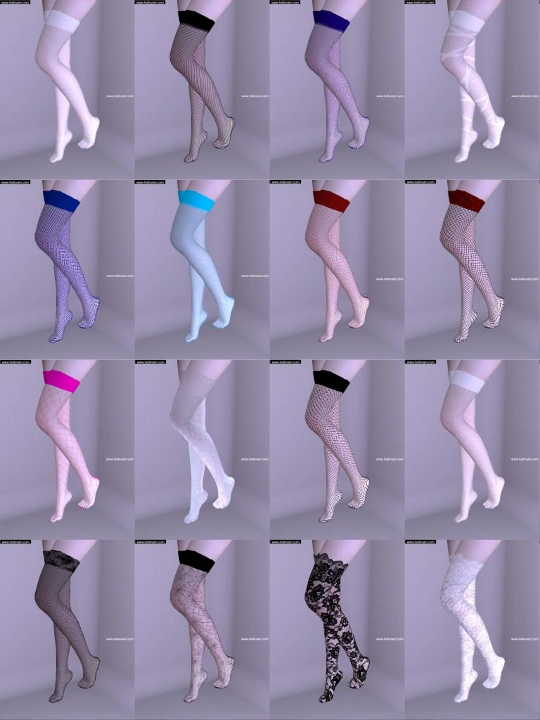 Qingfeng.3_preset_bellybands_and_20_preset_stockings.1-Hellovam资源网