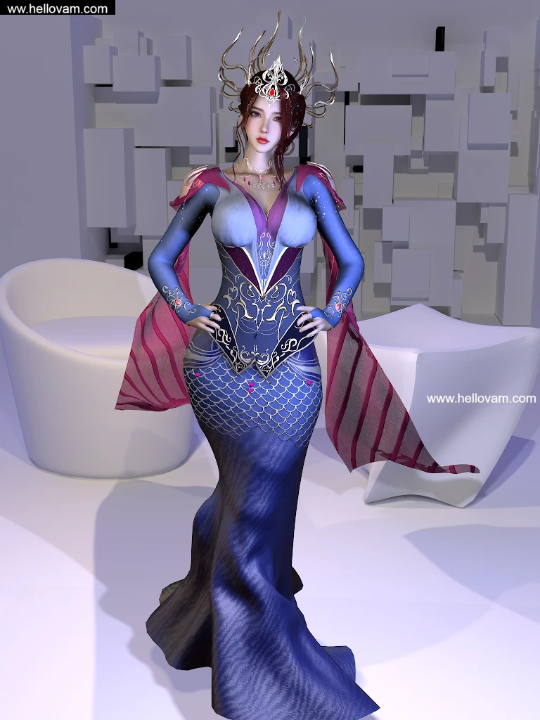 图片[2]-波塞西服装+人物Vmax.BOSAIX_set.1-Hellovam资源网