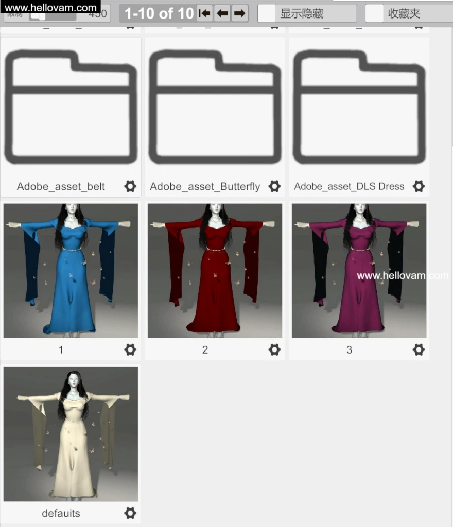 图片[5]-蝴蝶连衣裙_套装Vmax.DLS_Butterfly_Dress_set.1-Hellovam资源网