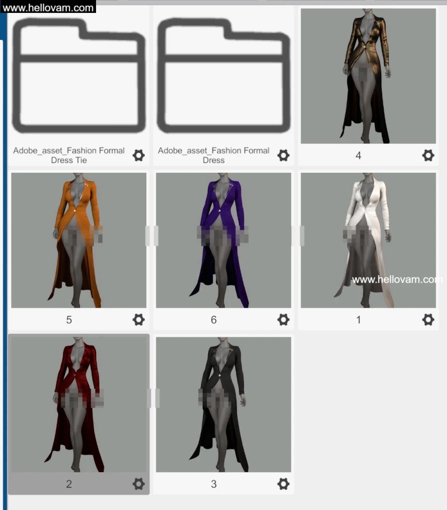 图片[5]-Vmax.Fashion_Formal_Dress_set.1-Hellovam资源网