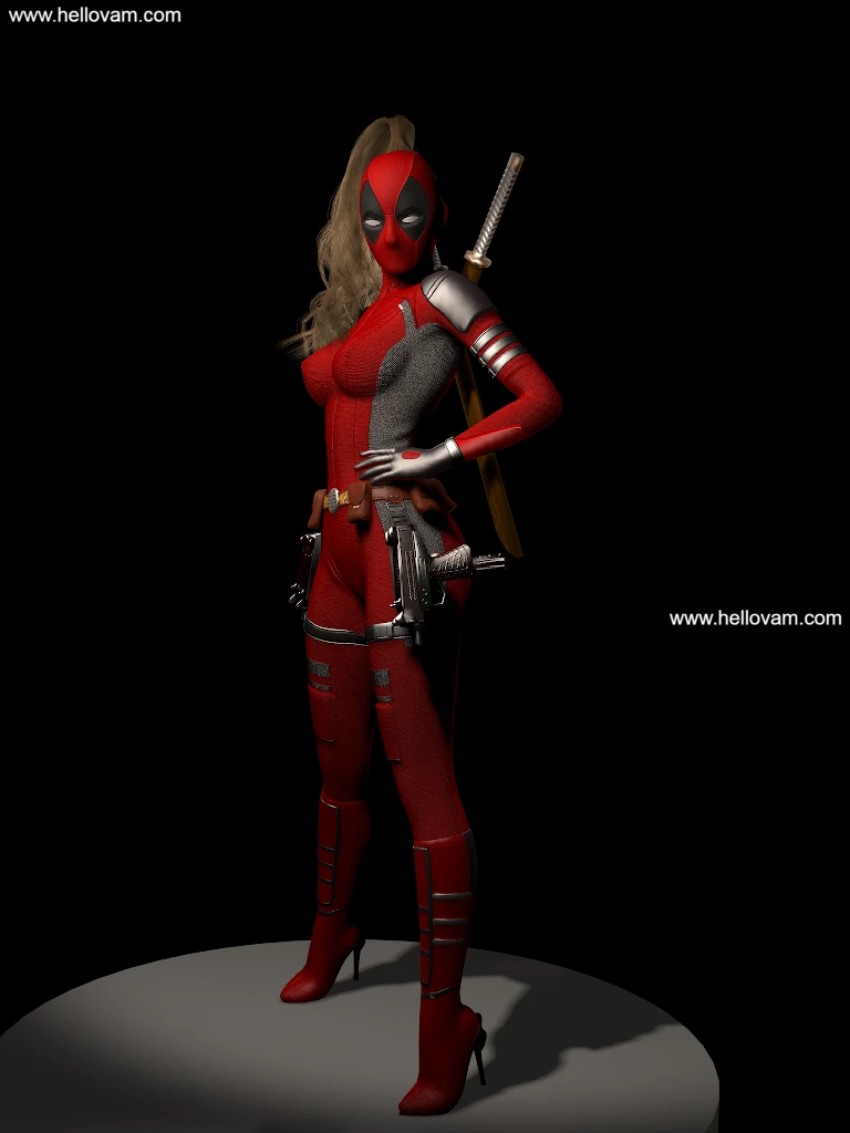 图片[2]-女死侍人物+服装LDP_set-Hellovam资源网