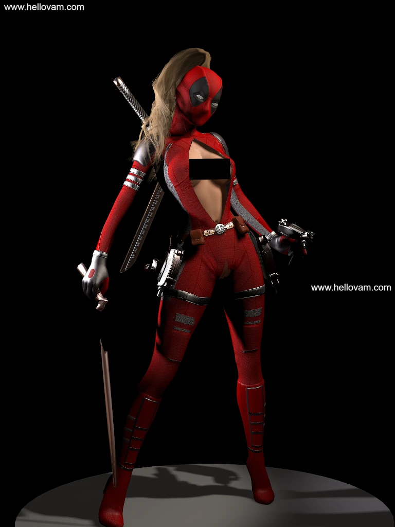 图片[3]-女死侍人物+服装LDP_set-Hellovam资源网