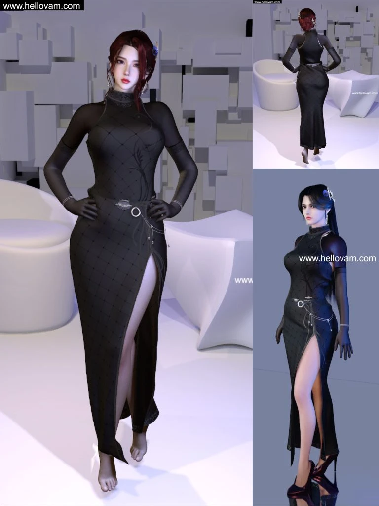 人物+服装Vmax.LINGJING.1-Hellovam资源网