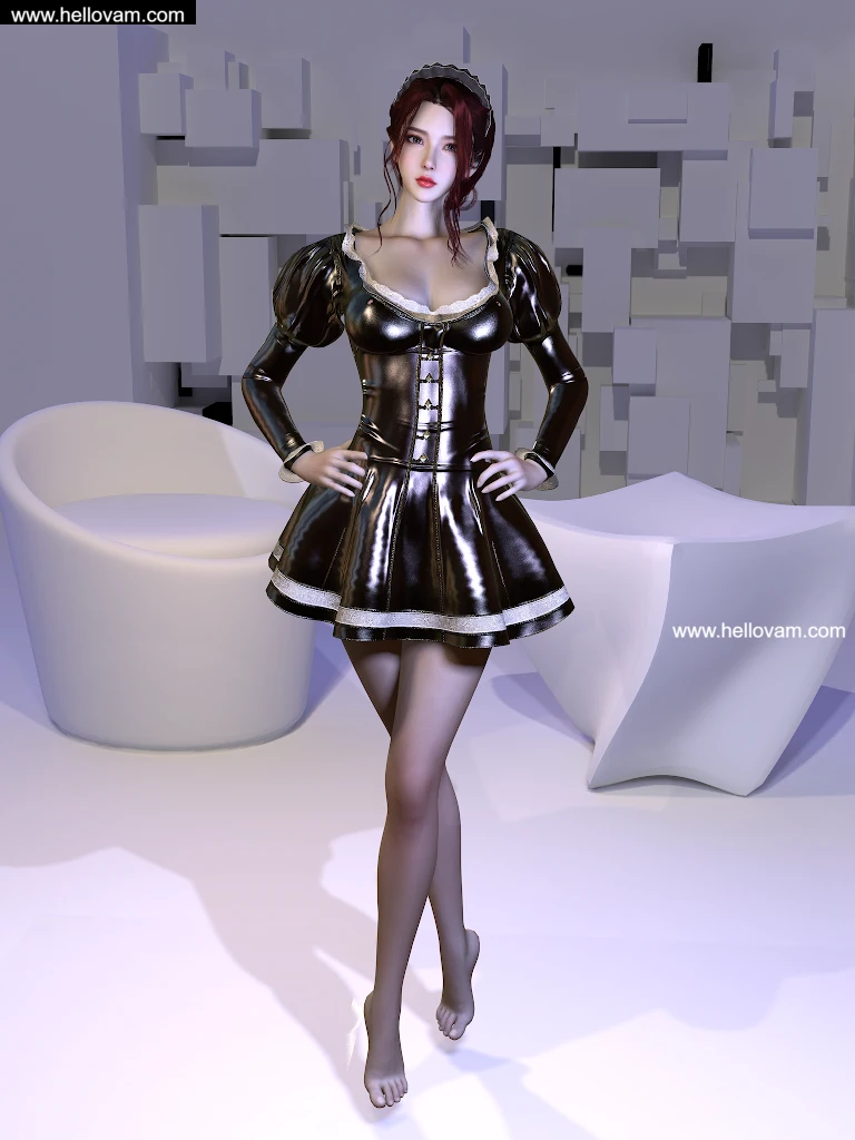 图片[2]-Vmax.Leather_maid_set.1-Hellovam资源网