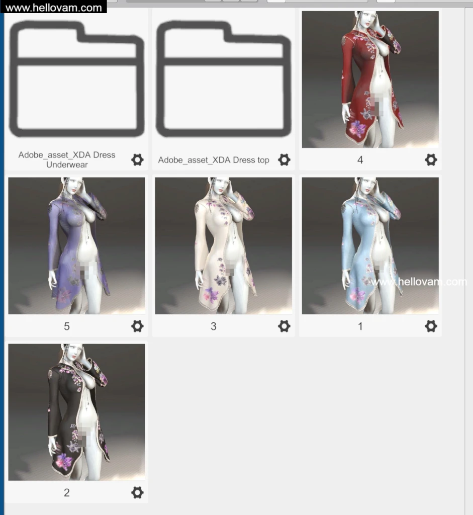 图片[2]-Vmax.XDA_Dress_A_set.1-Hellovam资源网