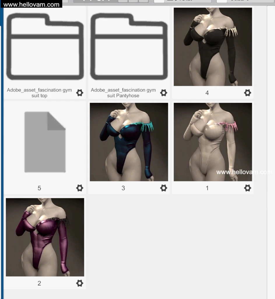 图片[9]-Vmax.fascination_gym_suit_set.1-Hellovam资源网